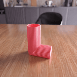 LOVE Letter Vase Set - Romantic Flower Planters 3d model