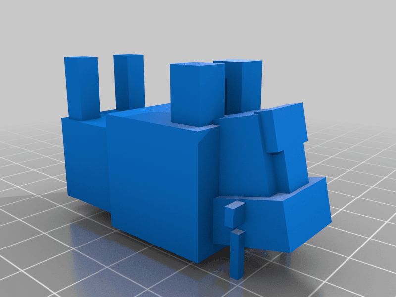 Minecraft Biceson 3d model