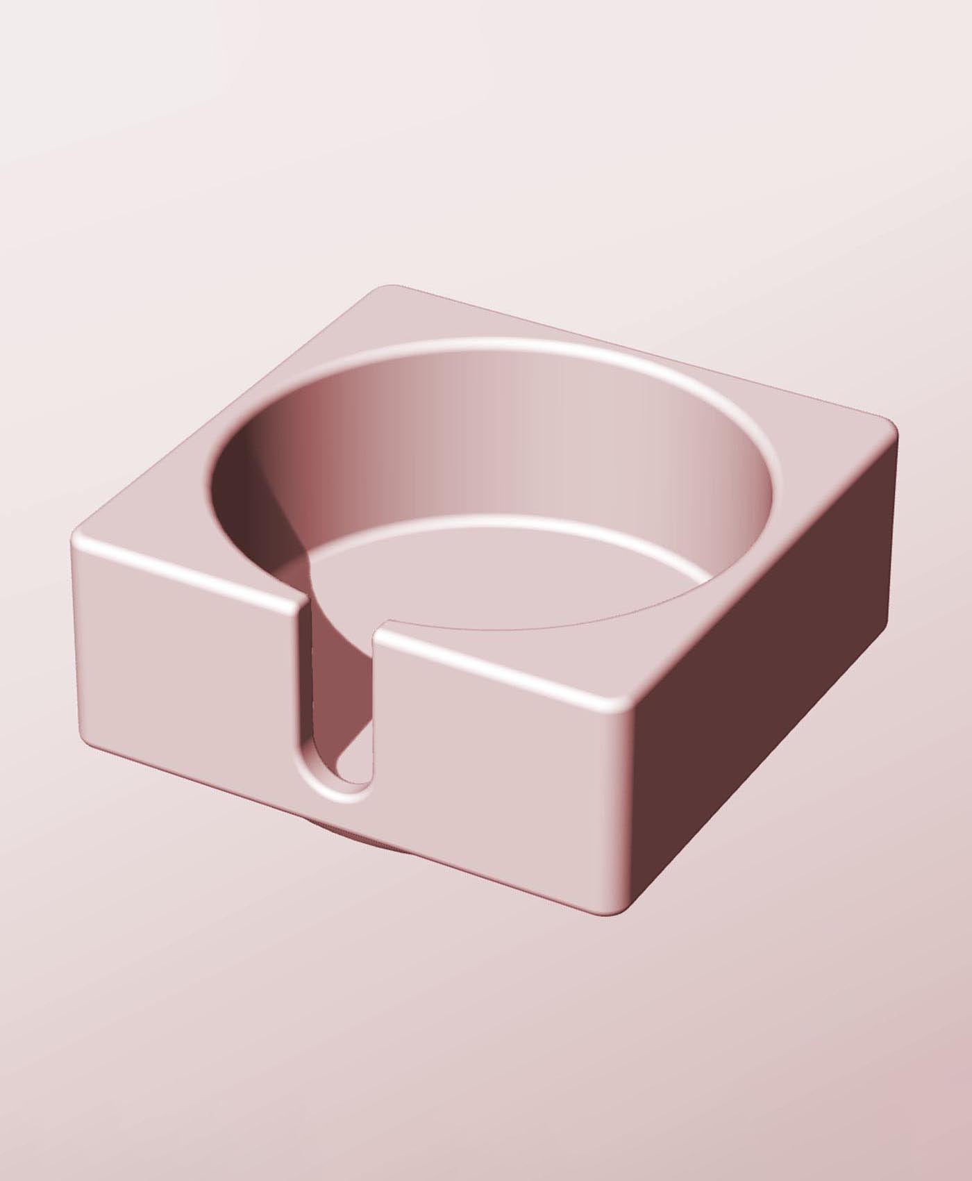 CS68-30-S Stackable slotted bin box module for creative decor 3d model