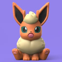 Chibi Eeveelution Set 3d model