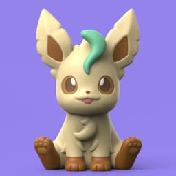 Chibi Eeveelution Set 3d model