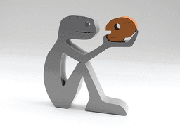 Alas, poor Yorick 3d model