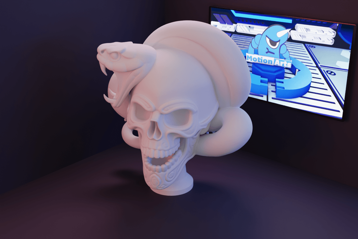 Cobra caveira.stl 3d model