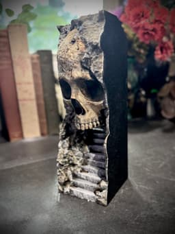 Skull cave booknook 3d model