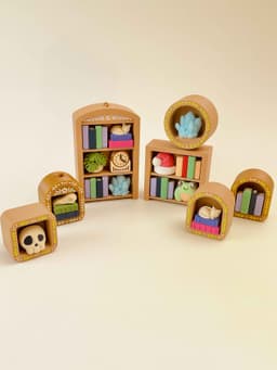 Mini Book Nook Clicker Keychain Fidget Toy Bundle 3d model
