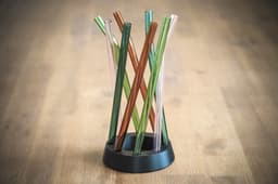 Glass Straw Stand - Parametric Hyperboloid 3d model