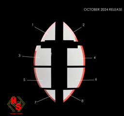 Protoman's Shield 3d model