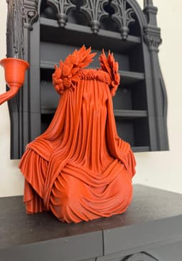 The Mourning Goddess Veil Bust Gothic Home Decor 3d model