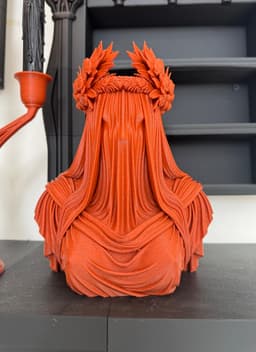 The Mourning Goddess Veil Bust Gothic Home Decor 3d model