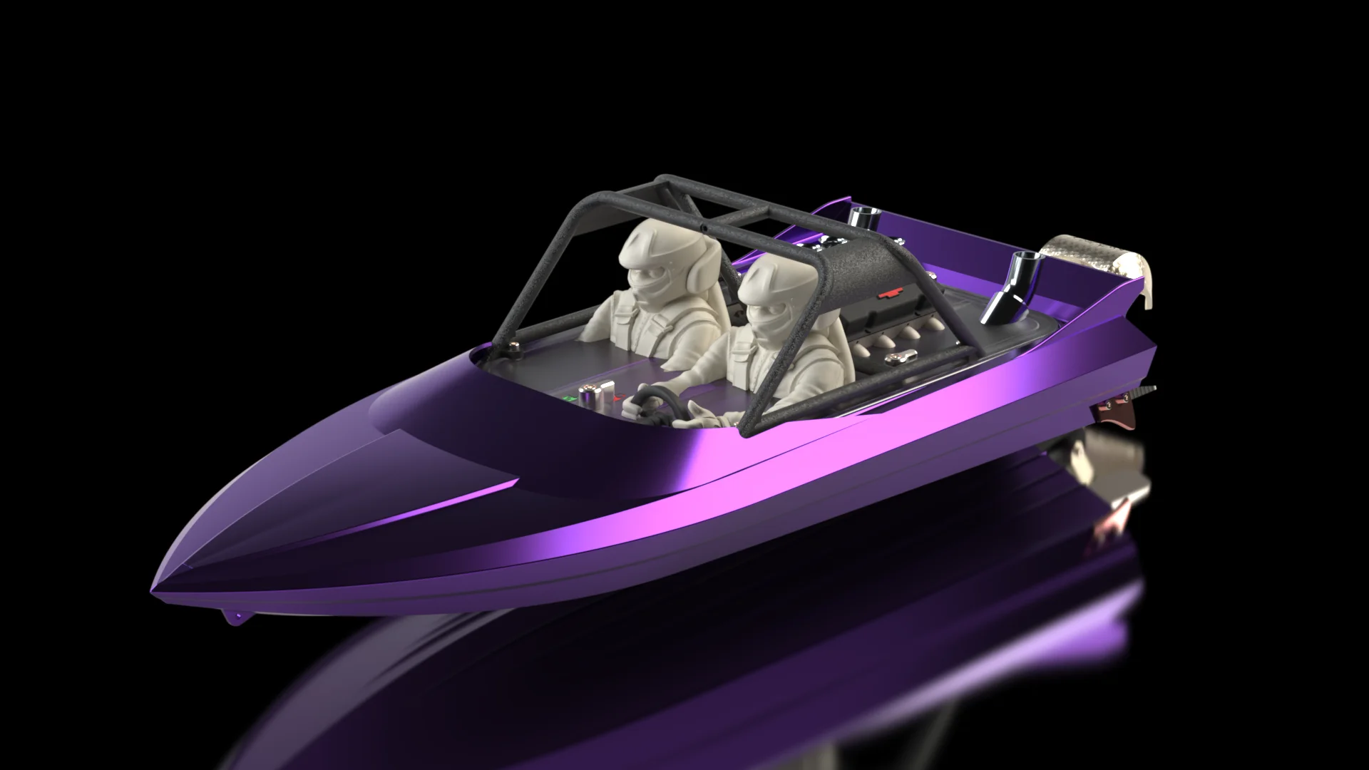 KwikJet X Jetboat 3d model