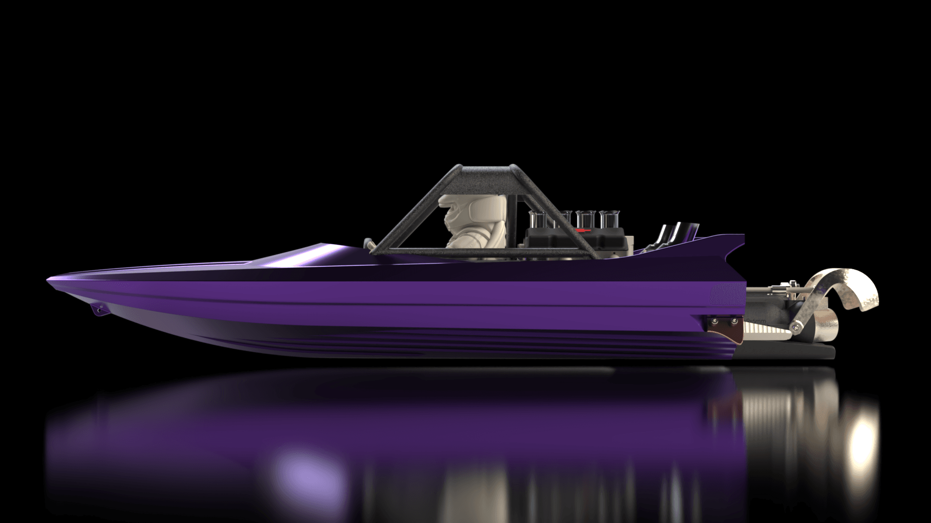 KwikJet X Jetboat 3d model
