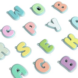Letters Keychain Pack, All Alphabet Letters, Initial Keyring, Party Bag Fillers, Letter Tag 3d model