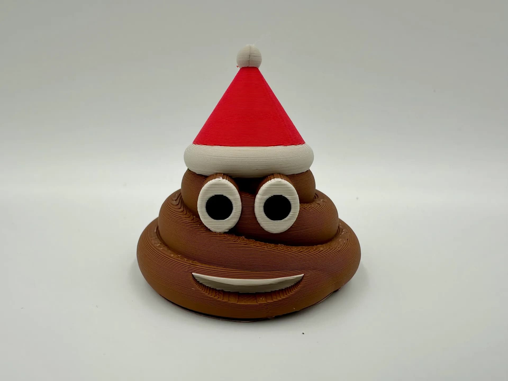 Christmas Poop Emoji 3d model