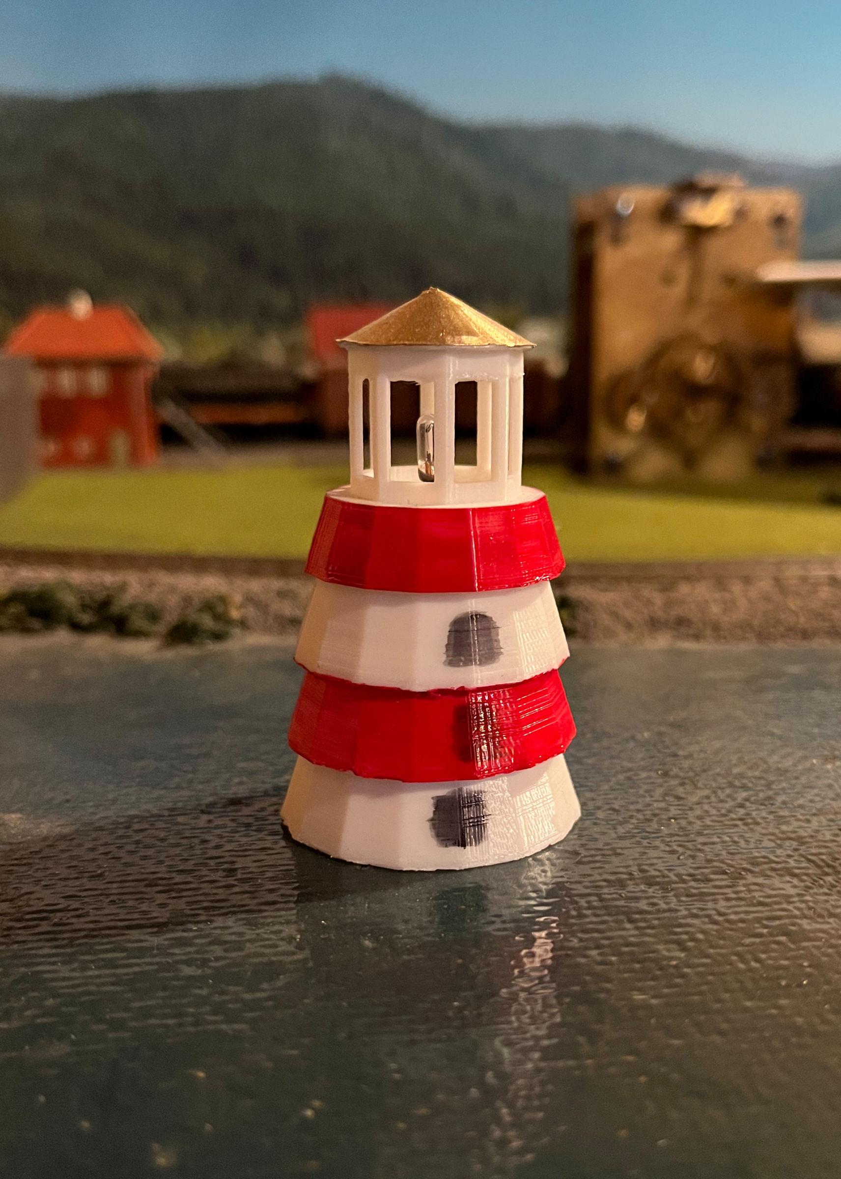 Modular lighthouse 3d model