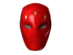 Red Hood Helmet 3d model