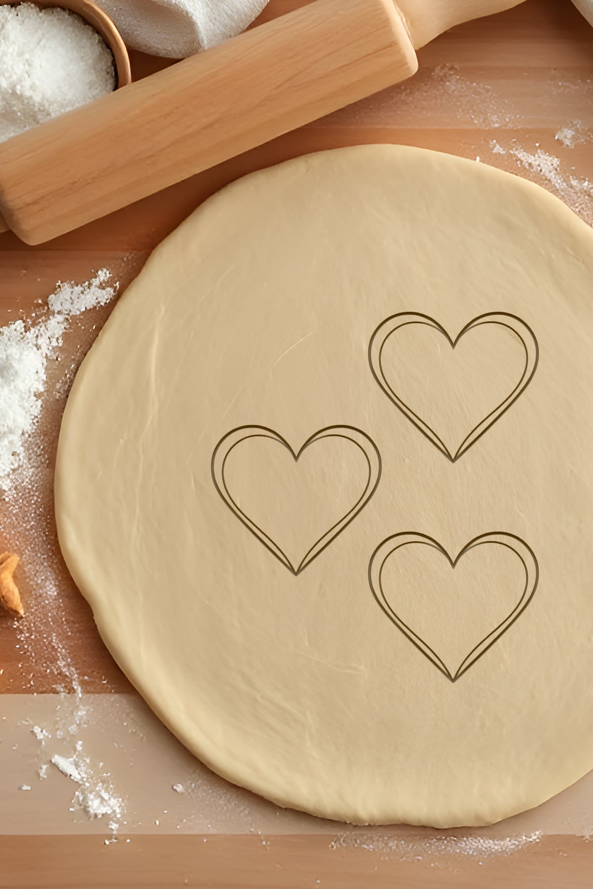 Heart Cookie Cutter, Biscuit Cutter 3d model