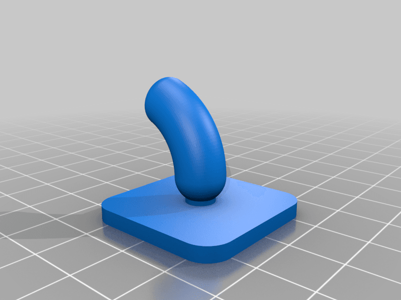Garage Shelf Hook Long and Short versions 3d model