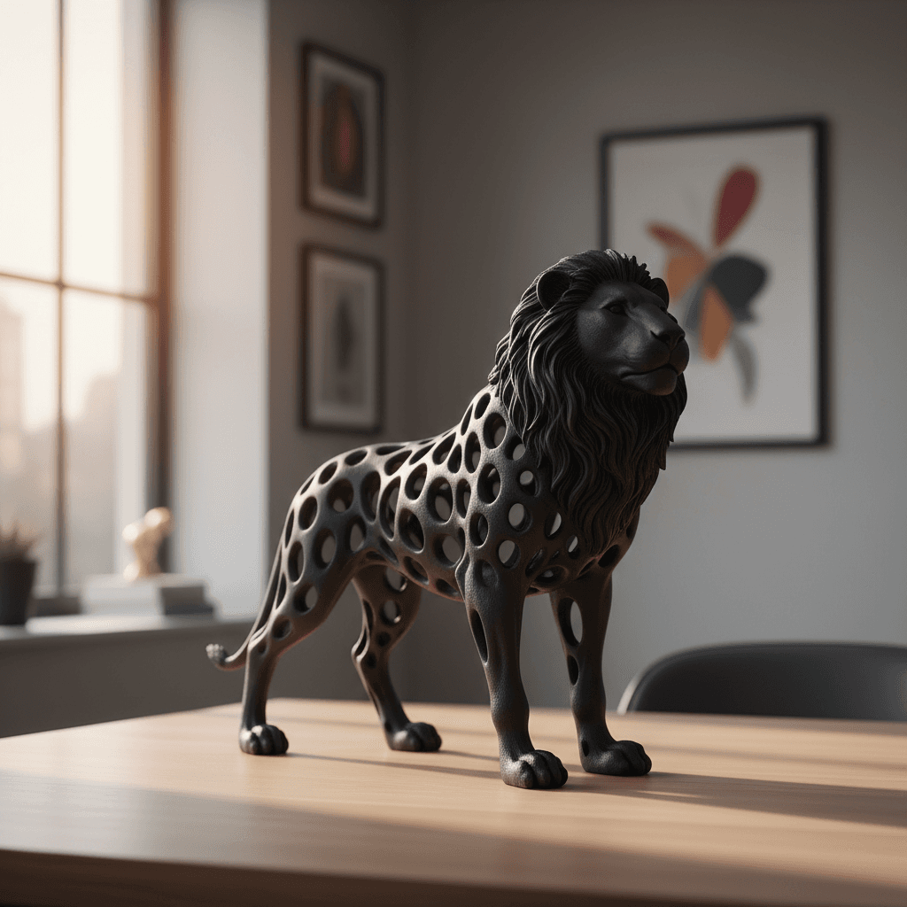 Modern Decorative Animal STL 3d model