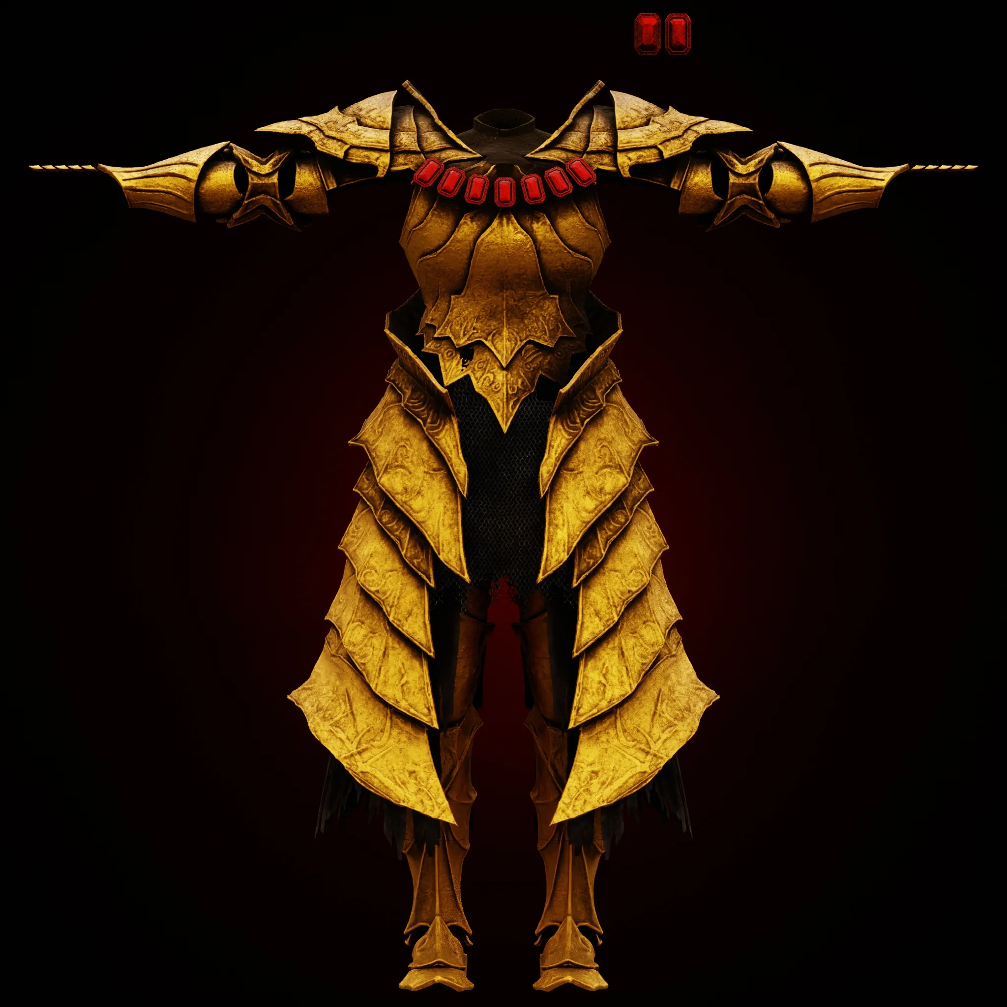 ORNSTEIN ARMOR COSPLAY SET DRAGONSLAYER life size cosplay - Dark Souls Fan Art 3d model