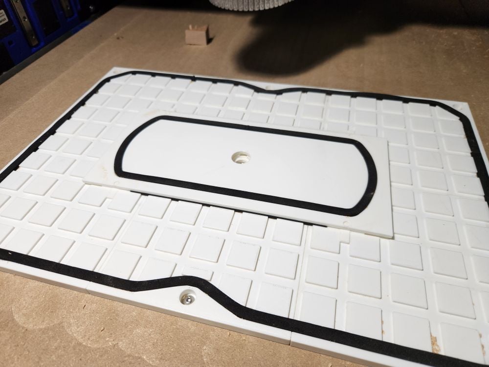 Modular CNC Vacuum Workholding Table 3d model