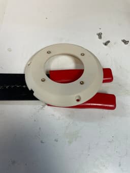 Hikvision junction box to Unifi G6 dome mount adapter plate 3d model