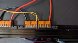 Wago 221-415 x 2 Mount for 2020 Extrusion with 12V Label 3d model