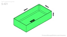 CREATEK S-421 | 3D Printable Storage Box (STL) 3d model