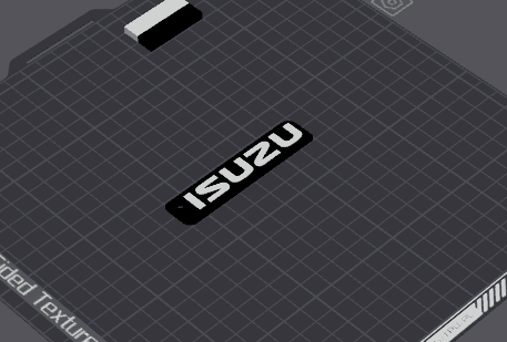 Keychain: Isuzu I 3d model