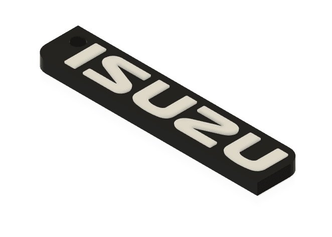 Keychain: Isuzu I 3d model