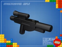 Stormtrooper rifle – L E G O Star Wars 3d model