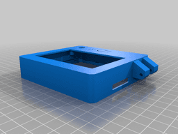 RepRapDiscount Full Graphic Smart Controller - Snap Fit Mount. Left hand side version 3d model