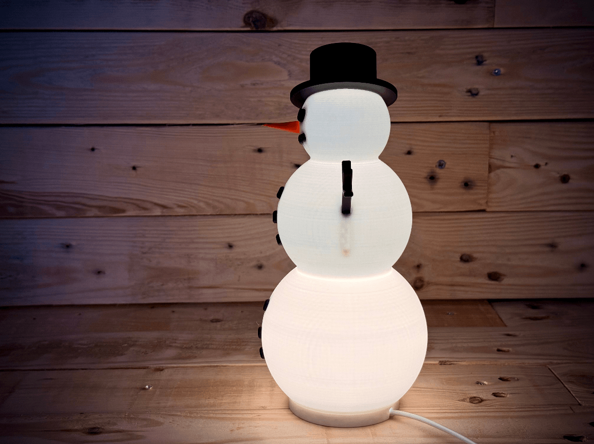 Light Up Snowman 3d model