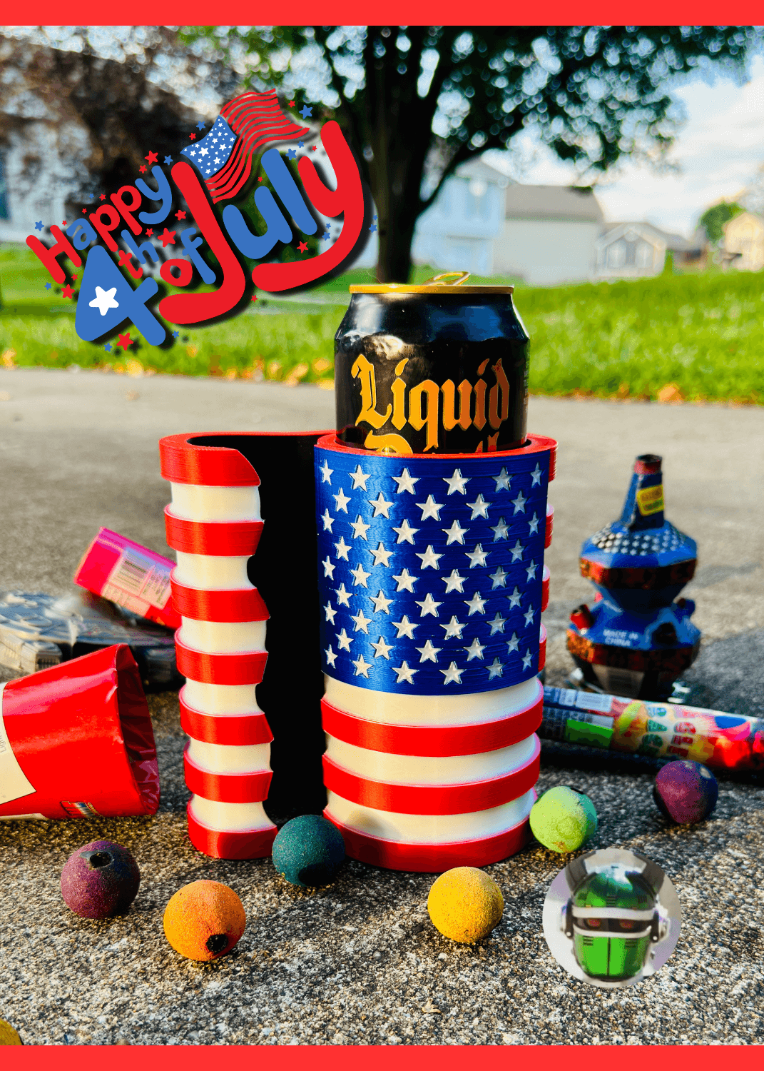 The Red, White, and Blue! Happy 4th