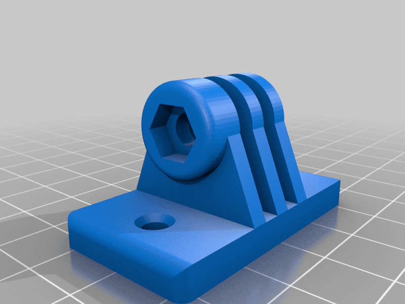 Modular Mounting System Screw Down Bracket 3d model