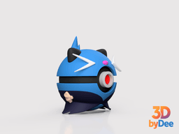 Dewott Pokeball 3d model