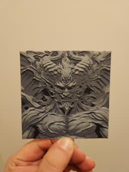 Stone Demon 2 - Hueforge 3d model