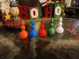V3 Christmas LED light string shade ornament 3d model
