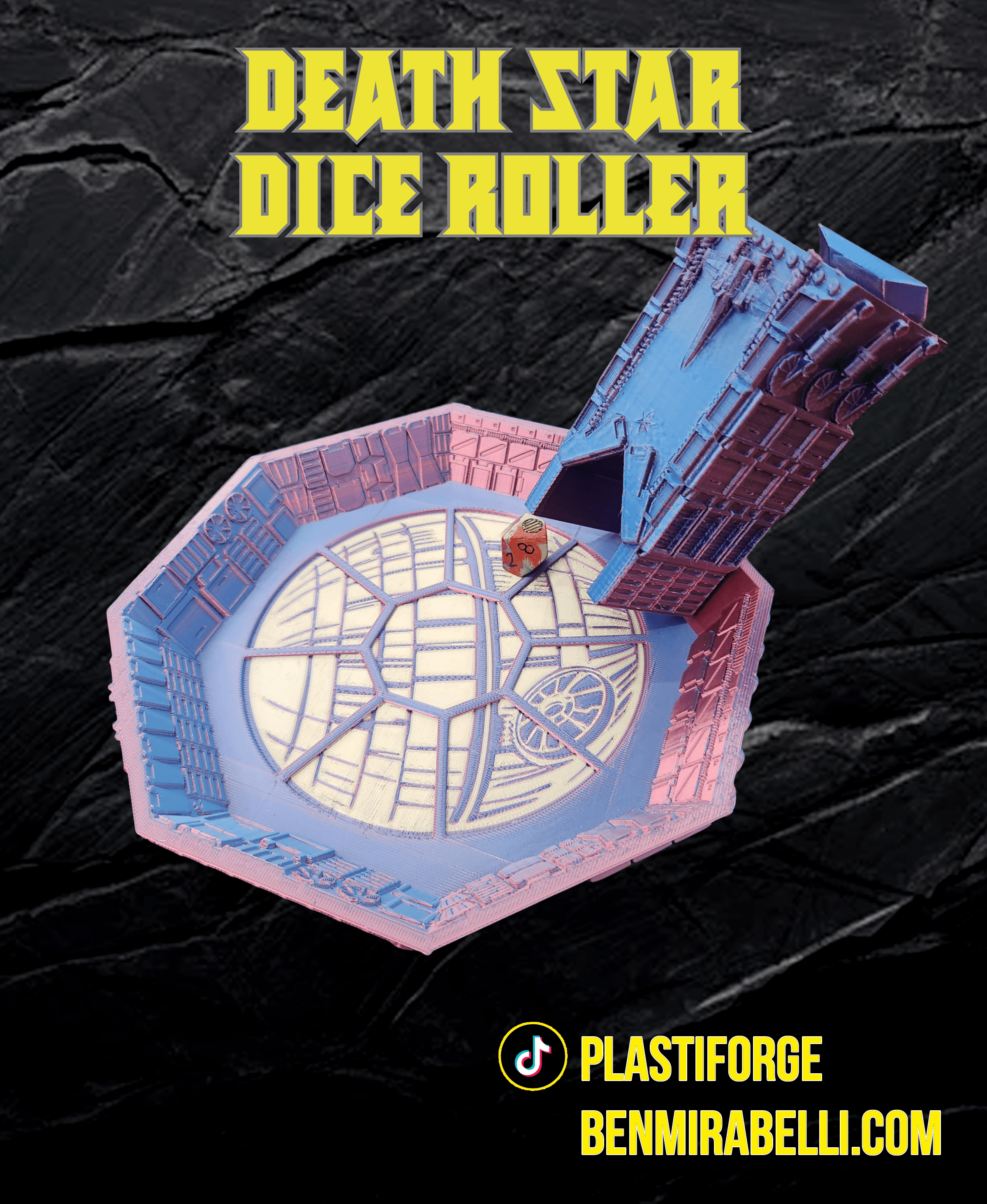 Death Star Dice Roller 3d model
