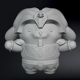 PomPomPurin Exodia the forbidden one Yugioh | Yu-Gi-OH X Hello Kitty | Sanrio Collection | Exodia 3d model