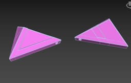 Pendentif pyramide daft punk -cosplay 3d model
