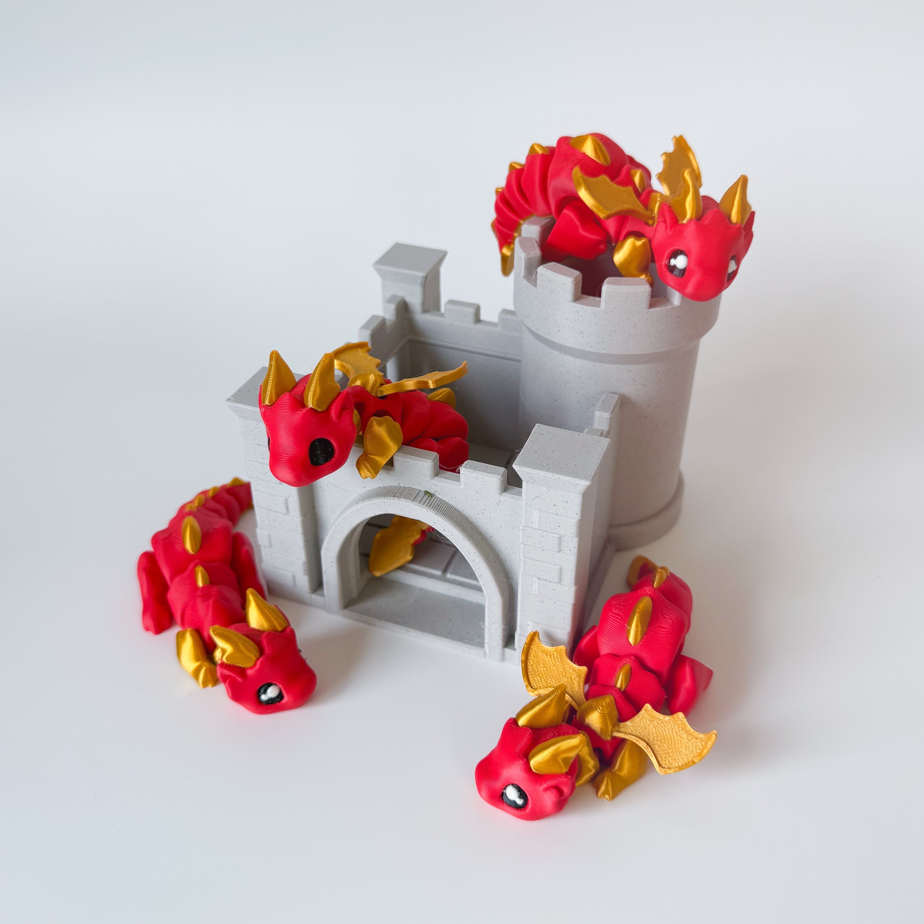 Little dragon flexi 3d model