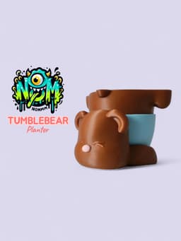 TumbleBear PlanterPot- Nomz 3d model