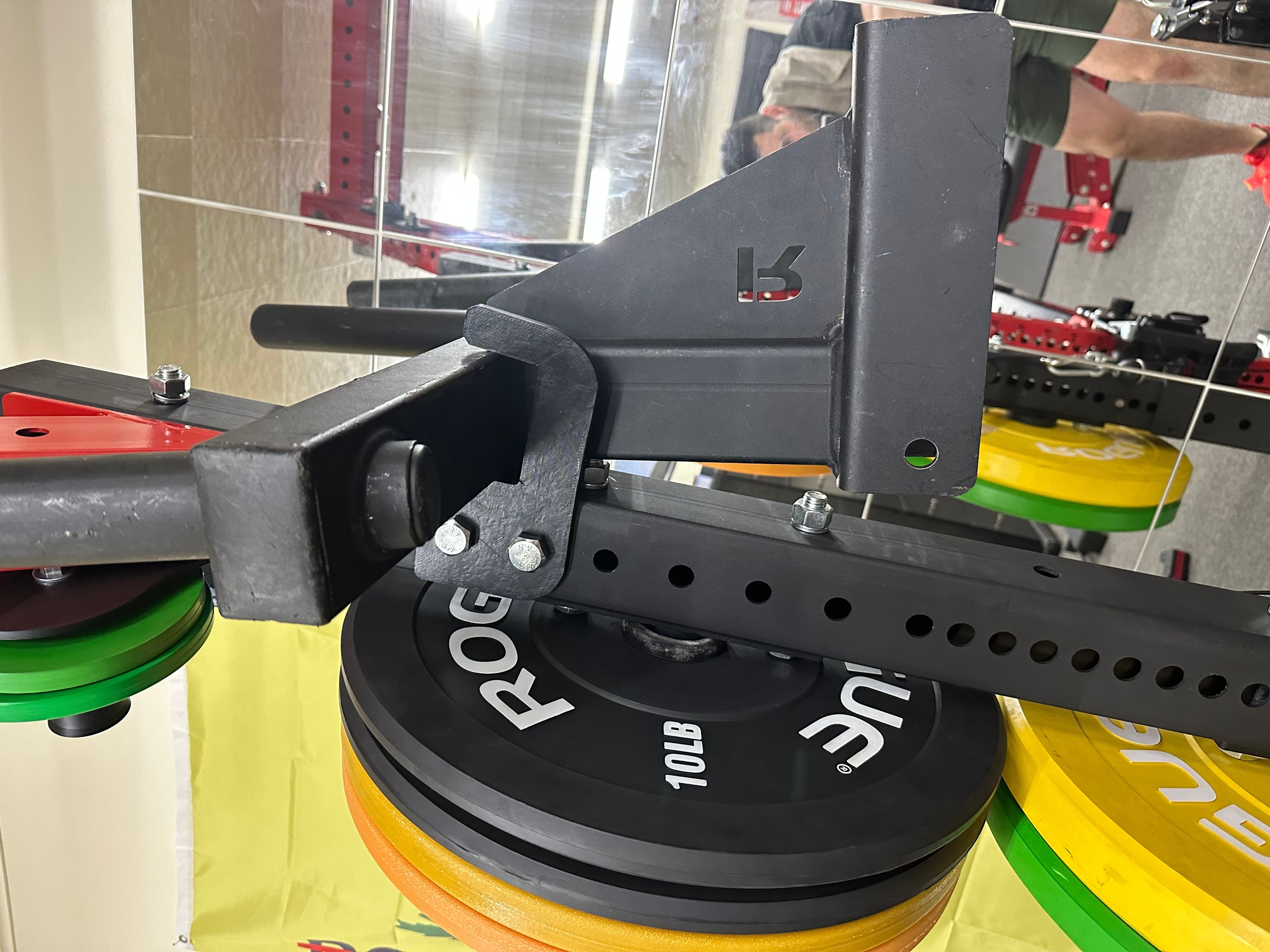 Rogue Fitness Matador dipstation mount home gym 3d model