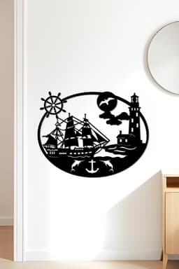 Ship Wall Art, Wall Decor, Home Decor 3d model