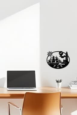 Ship Wall Art, Wall Decor, Home Decor 3d model