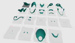 Maker Rivals Helmet 3D Printer File STL (Mr Fantastic) 3d model