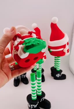 Mrs. Claus Gnome -Long Legs 3d model