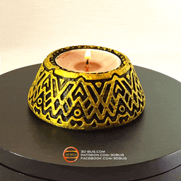 Tealight Holder 004 3d model