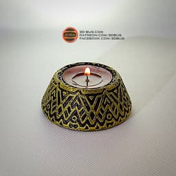 Tealight Holder 004 3d model