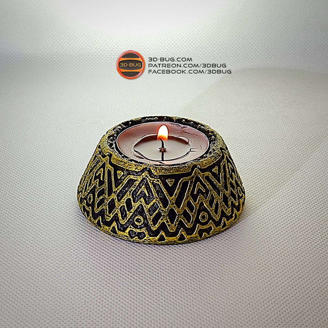 Tealight Holder 004 3d model